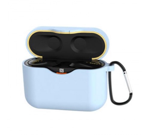 Чохол BeCover Silicon для Sony WF-1000XM3 Light Blue (705691)