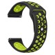 Ремінець BeCover Nike Style для Samsung Galaxy (20mm)/Watch 5/ Watch 4 40/44mm/Watch 4 Classic 42mm/Watch Active/Active 2 40/44mm/Watch 3 41mm/Gear S2/Classic/Gear Sport Black-Yellow (705697)