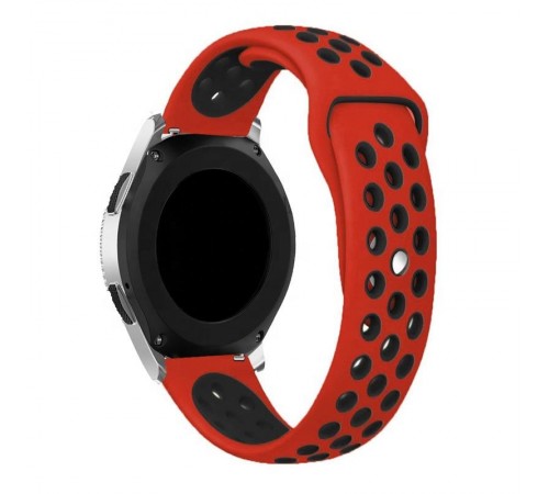 Ремінець BeCover Vents Style для Xiaomi iMi KW66/Mi Watch Color/Watch S1 Active/Haylou LS01/LS05 Red-Black (705808) Ремінець BeCover Vents Style для Xiaomi iMi KW66/Mi Watch Color/Watch S1 Active/Haylou LS01/LS05 Red-Black (705808)