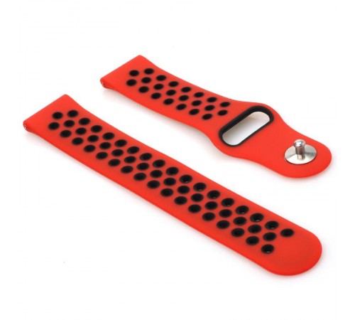 Ремінець BeCover Vents Style для Xiaomi iMi KW66/Mi Watch Color/Watch S1 Active/Haylou LS01/LS05 Red-Black (705808) Ремінець BeCover Vents Style для Xiaomi iMi KW66/Mi Watch Color/Watch S1 Active/Haylou LS01/LS05 Red-Black (705808)