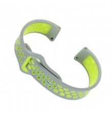 Ремінець BeCover Nike Style для Amazfit Stratos 1/2/2S/3/GTR 2/GTR 47mm/GTR Lite 47mm/Nexo/Pace Gray-Green (705816)