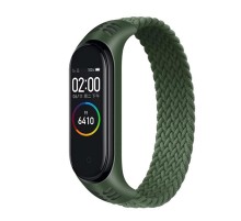 Ремінець BeCover Elastic Nylon Style для Xiaomi Mi Smart Band 5/Mi Smart Band 6 Size M Khaki (706150)