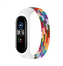 Ремінець BeCover Elastic Nylon Style для Xiaomi Mi Smart Band 5/Mi Smart Band 6 Size M Rainbow (706154)