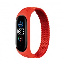 Ремінець BeCover Elastic Nylon Style для Xiaomi Mi Smart Band 5/Mi Smart Band 6 Size M Red (706155)