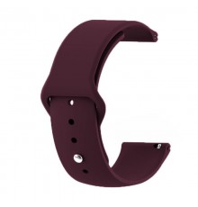 Силіконовий ремінець BeCover для Xiaomi Amazfit Bip/Bip Lite/Bip S Lite/GTR 42mm/GTS/TicWatch S2/TicWatch E Purple-Wine (706198)