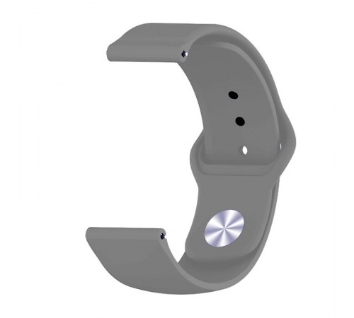 Силіконовий ремінець BeCover для Samsung Galaxy Watch 46mm/Watch 3 45mm/Gear S3 Classic/Gear S3 Frontier Gray (706320) Силіконовий ремінець BeCover для Samsung Galaxy Watch 46mm/Watch 3 45mm/Gear S3 Classic/Gear S3 Frontier Gray (706320)