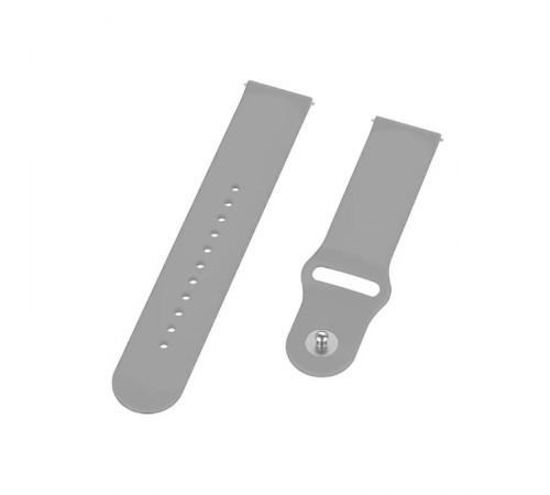 Силіконовий ремінець BeCover для Samsung Galaxy Watch 46mm/Watch 3 45mm/Gear S3 Classic/Gear S3 Frontier Gray (706320) Силіконовий ремінець BeCover для Samsung Galaxy Watch 46mm/Watch 3 45mm/Gear S3 Classic/Gear S3 Frontier Gray (706320)