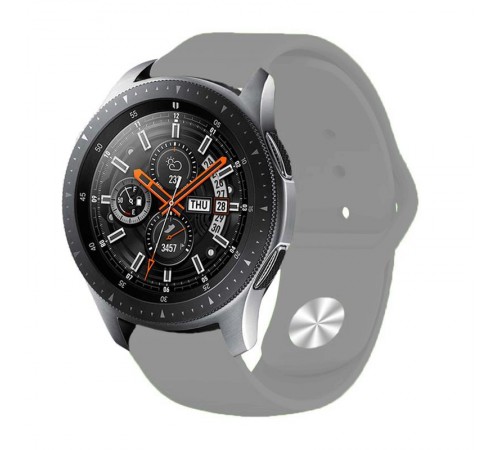 Силіконовий ремінець BeCover для Samsung Galaxy Watch 46mm/Watch 3 45mm/Gear S3 Classic/Gear S3 Frontier Gray (706320) Силіконовий ремінець BeCover для Samsung Galaxy Watch 46mm/Watch 3 45mm/Gear S3 Classic/Gear S3 Frontier Gray (706320)