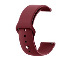 Силіконовий ремінець BeCover для Xiaomi iMi KW66/Mi Watch Color/Haylou LS01/Watch S1 Active Dark-Red (706349)