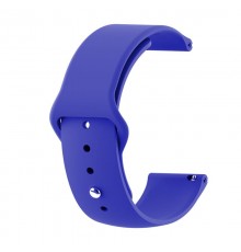 Силіконовий ремінець BeCover для Amazfit Stratos 1/2/2S/3/GTR 2/GTR 47mm/GTR Lite 47mm/Nexo/Pace Dark-Blue (706374)