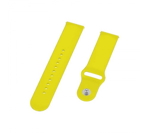 Силіконовий ремінець BeCover для Amazfit Stratos 1/2/2S/3/GTR 2/GTR 47mm/GTR Lite 47mm/Nexo/Pace Yellow (706381) Силіконовий ремінець BeCover для Amazfit Stratos 1/2/2S/3/GTR 2/GTR 47mm/GTR Lite 47mm/Nexo/Pace Yellow (706381)