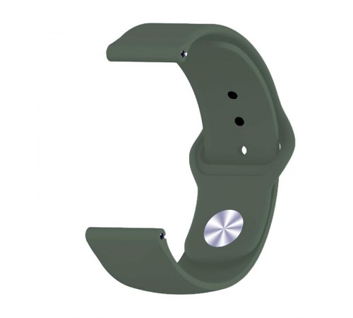 Силіконовий ремінець BeCover для Amazfit Stratos 1/2/2S/3/GTR 2/GTR 47mm/GTR Lite 47mm/Nexo/Pace Pine-Green (706382) Силіконовий ремінець BeCover для Amazfit Stratos 1/2/2S/3/GTR 2/GTR 47mm/GTR Lite 47mm/Nexo/Pace Pine-Green (706382)