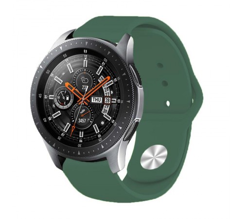 Силіконовий ремінець BeCover для Amazfit Stratos 1/2/2S/3/GTR 2/GTR 47mm/GTR Lite 47mm/Nexo/Pace Pine-Green (706382) Силіконовий ремінець BeCover для Amazfit Stratos 1/2/2S/3/GTR 2/GTR 47mm/GTR Lite 47mm/Nexo/Pace Pine-Green (706382)