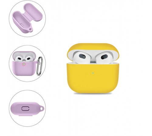 Чохол для навушників BeCover для Apple AirPods (3nd Gen) Yellow (707233)