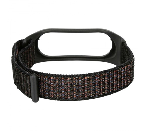 Ремінець BeCover Nylon Style для Xiaomi Mi Smart Band 7 Black (707655)