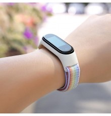 Ремінець BeCover Nylon Style для Xiaomi Mi Smart Band 7 Rainbow (707668)