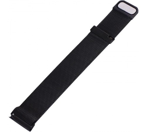 Ремінець BeCover Milanese Style для Samsung Galaxy (20mm)/Watch 5/ Watch 4 40/44mm/Watch 4 Classic 42mm/Watch Active/Active 2 40/44mm/Watch 3 41mm/Gear S2/Classic/Gear Sport Black (707671)