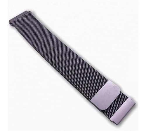 Ремінець BeCover Milanese Style для Samsung Galaxy (20mm)/Watch 5/ Watch 4 40/44mm/Watch 4 Classic 42mm/Watch Active/Active 2 40/44mm/Watch 3 41mm/Gear S2/Classic/Gear Sport Gray (707673)