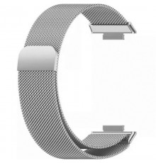 Ремінець BeCover Milanese Style для Samsung Galaxy (20mm)/Watch 5/ Watch 4 40/44mm/Watch 4 Classic 42mm/Watch Active/Active 2 40/44mm/Watch 3 41mm/Gear S2/Classic/Gear Sport Silver (707675)