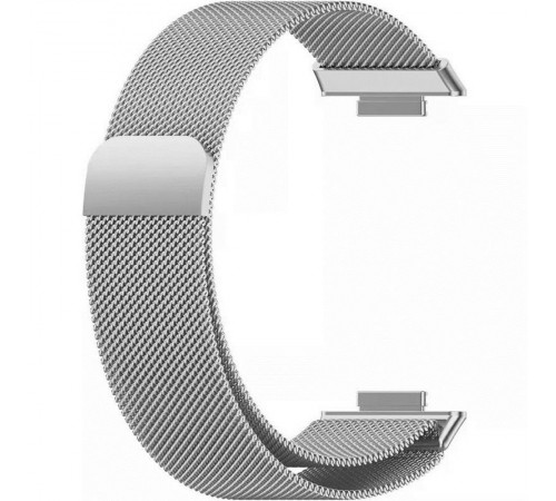 Ремінець BeCover Milanese Style для Samsung Galaxy (20mm)/Watch 5/ Watch 4 40/44mm/Watch 4 Classic 42mm/Watch Active/Active 2 40/44mm/Watch 3 41mm/Gear S2/Classic/Gear Sport Silver (707675)