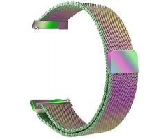 Ремінець BeCover Milanese Style для Samsung Galaxy (20mm)/Watch 5/ Watch 4 40/44mm/Watch 4 Classic 42mm/Watch Active/Active 2 40/44mm/Watch 3 41mm/Gear S2/Classic/Gear Sport Rainbow (707678)