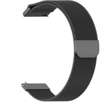 Ремінець BeCover Milanese Style для Xiaomi Amazfit Bip (20mm) Lite/Bip S Lite/GTR 42mm/GTS/TicWatch S2/TicWatch E/GTS 3/GTS 2 mini Black (707679)