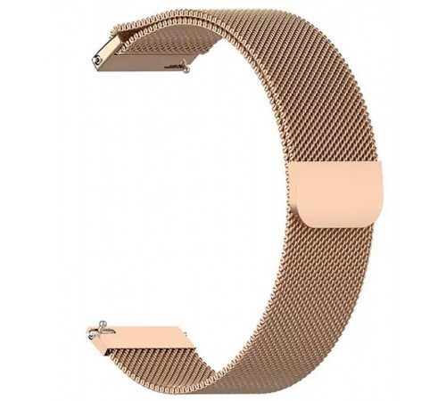 Ремінець BeCover Milanese Style для Xiaomi Amazfit Bip (20mm) Lite/Bip S Lite/GTR 42mm/GTS/TicWatch S2/TicWatch E/GTS 3/GTS 2 mini Brown (707680)