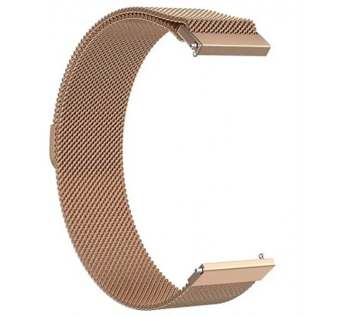 Ремінець BeCover Milanese Style для Xiaomi Amazfit Bip (20mm) Lite/Bip S Lite/GTR 42mm/GTS/TicWatch S2/TicWatch E/GTS 3/GTS 2 mini Brown (707680)