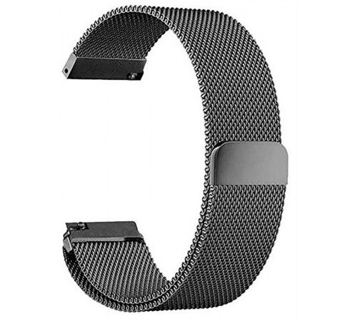 Ремінець BeCover Milanese Style для Xiaomi Amazfit Bip (20mm) Lite/Bip S Lite/GTR 42mm/GTS/TicWatch S2/TicWatch E/GTS 3/GTS 2 mini Gray (707681)