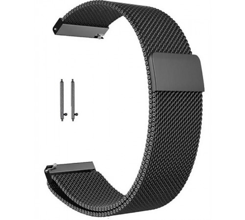 Ремінець BeCover Milanese Style для Xiaomi Amazfit Bip (20mm) Lite/Bip S Lite/GTR 42mm/GTS/TicWatch S2/TicWatch E/GTS 3/GTS 2 mini Gray (707681)