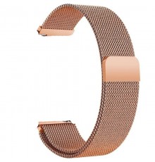 Ремінець BeCover Milanese Style для Xiaomi Amazfit Bip (20mm) Lite/Bip S Lite/GTR 42mm/GTS/TicWatch S2/TicWatch E/GTS 3/GTS 2 mini Rose Gold (707684)