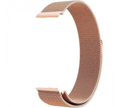 Ремінець BeCover Milanese Style для Xiaomi Amazfit Bip (20mm) Lite/Bip S Lite/GTR 42mm/GTS/TicWatch S2/TicWatch E/GTS 3/GTS 2 mini Rose Gold (707684)