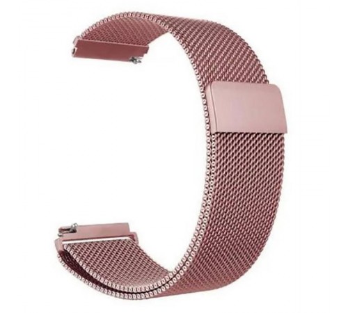 Ремінець BeCover Milanese Style для Xiaomi Amazfit Bip (20mm) Lite/Bip S Lite/GTR 42mm/GTS/TicWatch S2/TicWatch E/GTS 3/GTS 2 mini Red Wine (707685)