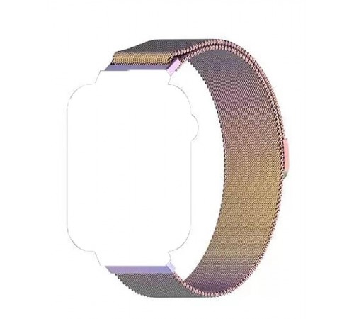 Ремінець BeCover Milanese Style для Xiaomi Amazfit Bip (20mm) Lite/Bip S Lite/GTR 42mm/GTS/TicWatch S2/TicWatch E/GTS 3/GTS 2 mini Rainbow (707686)