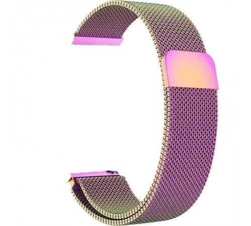 Ремінець BeCover Milanese Style для Xiaomi Amazfit Bip (20mm) Lite/Bip S Lite/GTR 42mm/GTS/TicWatch S2/TicWatch E/GTS 3/GTS 2 mini Rainbow (707686)