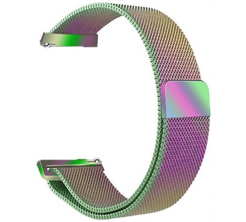 Ремінець BeCover Milanese Style для Xiaomi Amazfit Bip (20mm) Lite/Bip S Lite/GTR 42mm/GTS/TicWatch S2/TicWatch E/GTS 3/GTS 2 mini Rainbow (707686)