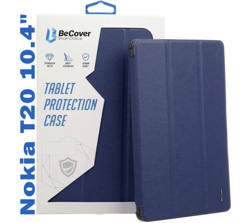Чохол-книжка BeCover Smart для Nokia T20 10.4" Deep Blue (708042)