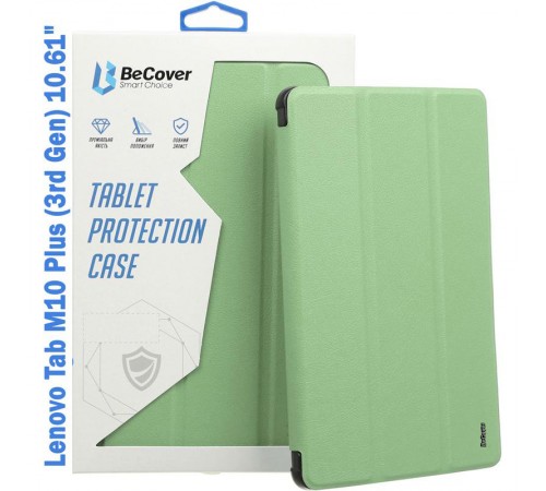 Чохол-книжка BeCover Soft Edge для Lenovo Tab M10 Plus TB-125F (3rd Gen)/K10 Pro TB-226 10.61" Green (708333)