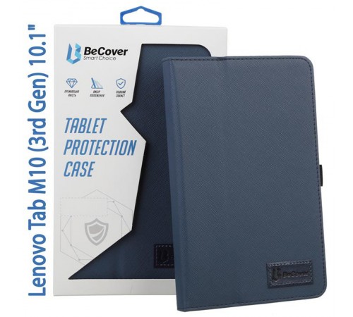 Чохол-книжка BeCover Slimbook для Lenovo Tab M10 TB-328F (3rd Gen) 10.1" Deep Blue (708340)