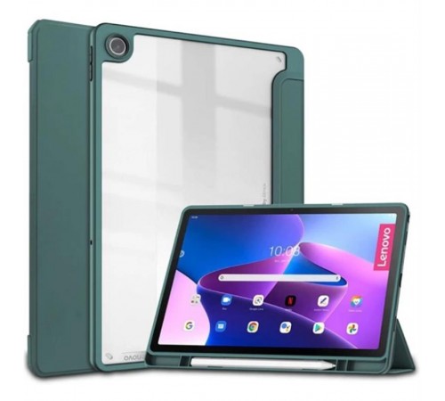 Чохол-книжка BeCover Soft Edge для Lenovo Tab M10 Plus TB-125F (3rd Gen)/K10 Pro TB-226 10.61" Dark Green (708368)