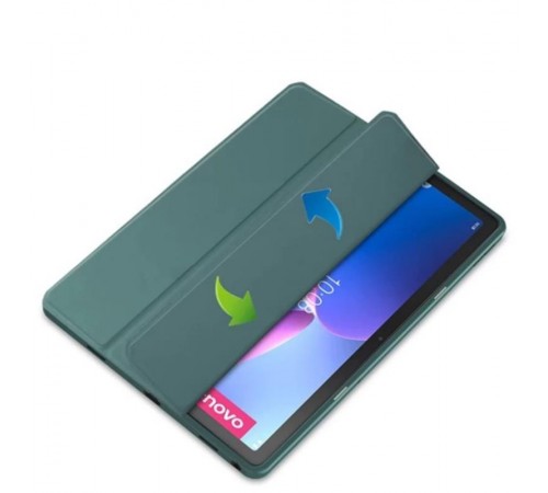 Чохол-книжка BeCover Soft Edge для Lenovo Tab M10 Plus TB-125F (3rd Gen)/K10 Pro TB-226 10.61" Dark Green (708368)