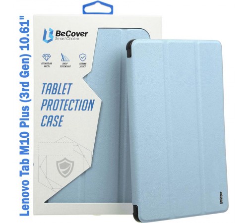 Чохол-книжка BeCover Soft Edge для Lenovo Tab M10 Plus TB-125F (3rd Gen)/K10 Pro TB-226 10.61" Light Blue (708370)