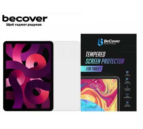 Захисне скло BeCover для Apple iPad Air 5 (2022) 10.9" (708912)