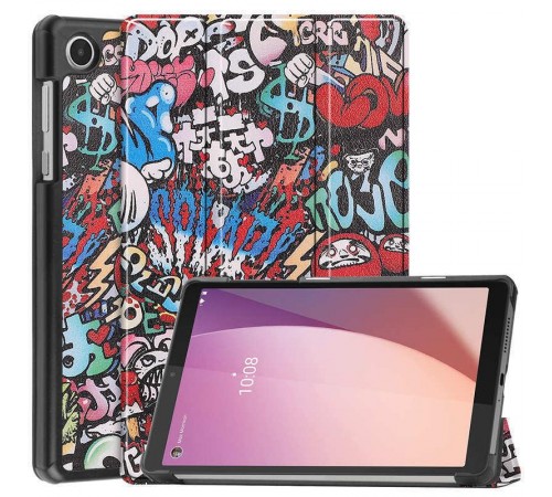 Чохол-книжка BeCover Smart для Lenovo Tab M8 (4rd Gen) TB-300FU Graffiti (709218)