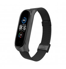 Ремінець BeCover Metal для Xiaomi Mi Smart Band 8 Black (709357)