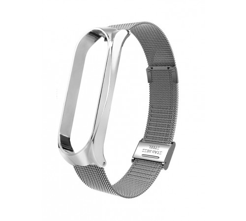 Ремінець BeCover Metal для Xiaomi Mi Smart Band 8 Silver (709358)