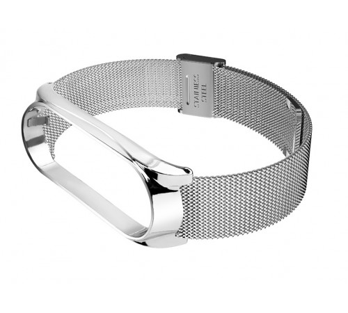 Ремінець BeCover Metal для Xiaomi Mi Smart Band 8 Silver (709358)