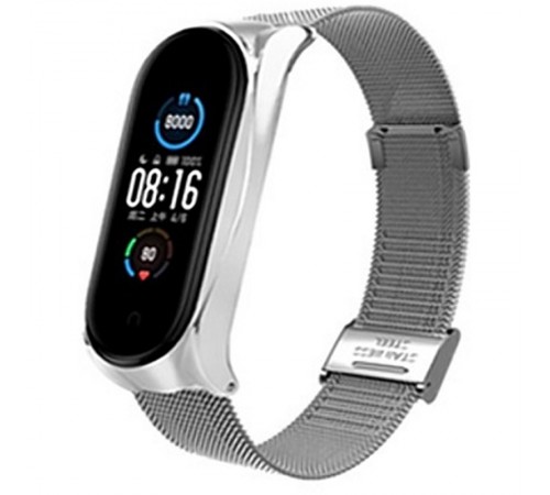 Ремінець BeCover Metal для Xiaomi Mi Smart Band 8 Silver (709358)