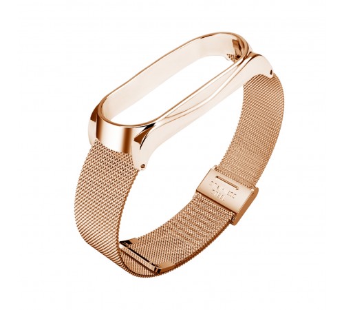 Ремінець BeCover Metal для Xiaomi Mi Smart Band 8 Rose Gold (709360)