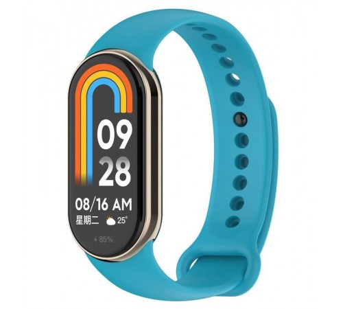 Силіконовий ремінець BeCover для Xiaomi Mi Smart Band 8 Blue (709379)
